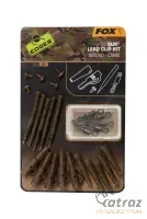 Fox Silt Lead Clip Kit Edges Camo Ólomkapocs Szerelék 10-es Forgóval