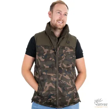 Fox Camo-Khaki RS Gilet - Fox Átmeneti Horgász Mellény 2XL-es CFX035