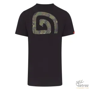 Trakker CR Logo T-shirt Black Camo M - Trakker Póló