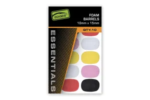 Fox Edges 10x15mm Foam Barrels - Mixed Colour