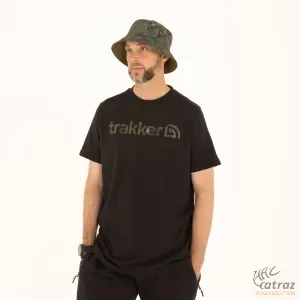 Trakker CR Logo T-shirt Black Camo M - Trakker Póló