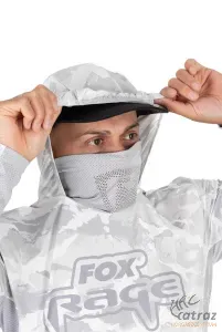 Fox Rage Kapucnis UV Álló Felső Méret: M - Fox Rage Hooded Light Camo Top
