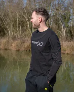 Matrix Large Fade Logo T-Shirt Black/Grey – 3XL – Matrix Póló