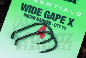Korda Essentials Wide Gape X Barbed - Pontyozó horog