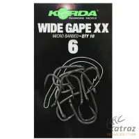 Korda Wide Gape XX Erősített Pontyozó Horog - Méret: 2