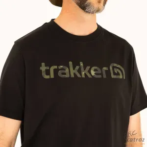 Trakker CR Logo T-shirt Black Camo M - Trakker Póló