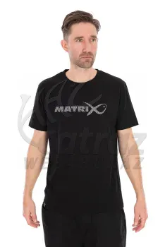 Matrix Large Fade Logo T-Shirt Black/Grey – Matrix Póló