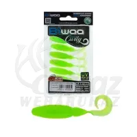 Biwaa Tailgunr Curly 3.5" 202 Limetreuse UV - Biwaa Gumihal 9cm