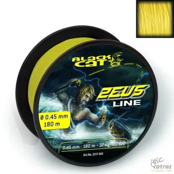 Black Cat Zeus Line Braid 180m 0,45mm - Black Cat Harcsázó Fonott Zsinór