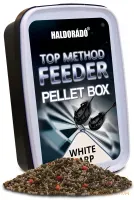Haldorádó Top Method Feeder Pellet Box WHITE CAR - Haldorádó Micropellet Box