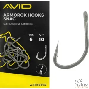 Avid Carp Armorok Snag Méret: 2 - Avid Szakállas Pontyozó Horog