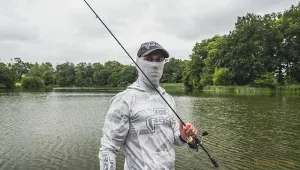 Fox Rage Kapucnis UV Álló Felső Méret: M - Fox Rage Hooded Light Camo Top