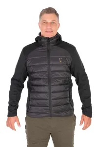 Fox Collection Hybrid Jacket Black/Orange 2XL - Fekete/Narancs Horgász Kabát