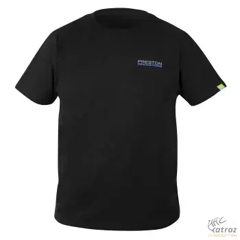 Preston Black T-Shirt - Preston Fekete Horgász Póló