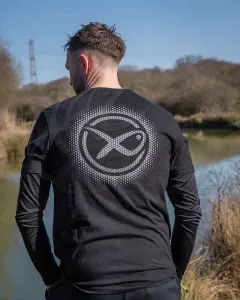 Matrix Large Fade Logo T-Shirt Black/Grey – Matrix Póló