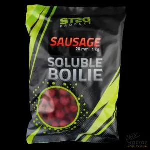 Stég Product Oldódó Bojli 20 mm Kolbász - Stég Soluble Boilie 20mm Sausage 1kg