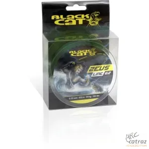 Black Cat Zeus Line G2 0,38mm - Black Cat Fonott Harcsázó Zsinór Zöld