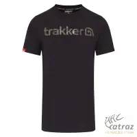 Trakker CR Logo T-shirt Black Camo - Trakker Póló