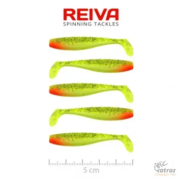 Reiva Flat Minnow Shad Watermelon Gumihal - Reiva Műcsali 5 cm 5 db/csomag