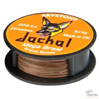 Kryston Jackal Brown Bevonatos Előkezsinór 20m 20lb