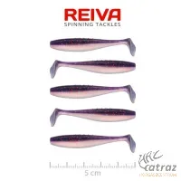 Reiva Flat Minnow Shad Purple Pearl Gumihal - Reiva Műcsali 5 cm 5 db/csomag