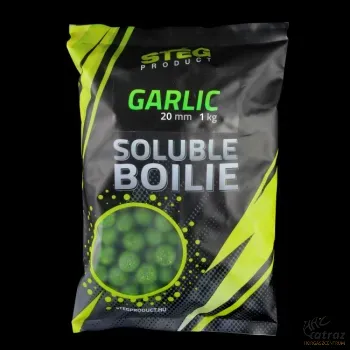 Stég Product Oldódó Bojli 20 mm Fokhagyma - Stég Soluble Boilie 20mm Garlic 1kg
