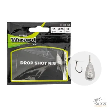 Wizard Dropshot Leader 15g 0,25mm Horog: 8-as - Wizard Medium  Dropshot Szerelék