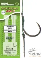 Haldorádó SpéciMethod Rig 11 Braid  / 8 Barbless - Szakállnélküli Előkötött Feeder Horog