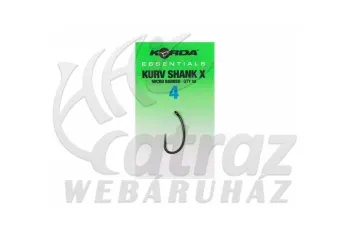 Korda Essentials Kurv X Barbed - 4 - Ponytozó horog