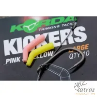 Korda Horogbefordító Nagy Sárga-Pink - Korda Kickers Large 10 db/csomag