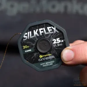 RidgeMonkey Connexion Silkflex Soft Braid 25lb - RidgeMonkey Lágy Előkezsinór