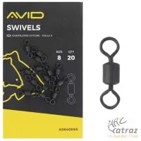 Avid Cap Swivels Méret: 8 - Avid Carp Forgó