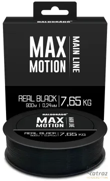 Haldorádó Max Motion Real Black 0,24mm 900m - Haldorádó Fekete Főzsinór