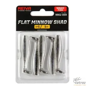 Reiva Flat Minnow Shad Magic Fish Gumihal - Reiva Műcsali 5 cm 5 db/csomag