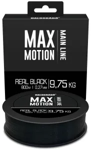 Haldorádó Max Motion Real Black 0,27mm 800m - Haldorádó Fekete Főzsinór