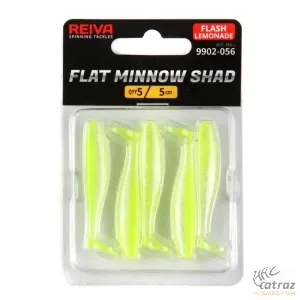 Reiva Flat Minnow Shad Flash Lemonad Gumihal - Reiva Műcsali 5 cm 5 db/csomag