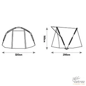 Carp Spirit Blax 2 Személyes Horgász Sátor - Carp Spirit Blax 2 Man