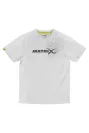 Matrix Fehér Horgász Póló Méret: S - Matrix White Hex Print T-Shirt