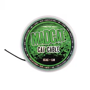 MadCat Fonott Harcsázó Előkezsinór - Madcat Cat Cable 10 méter 1,35 mm 160 kg