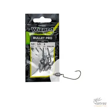 Wizard Bullet Pro Jig 5 gramm - Horog Méret: 1/0-ás Offset Horoggal 3 db/csomag