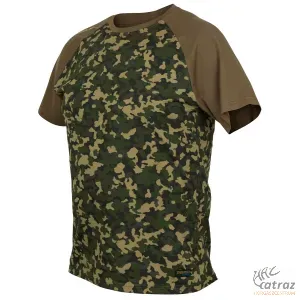 Shimano Raglan T-shirt Tri-Cam - Shimano Trench Horgász Póló Méret: L