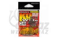 Decoy Worm 25 Wide 2/0 Offset Horog - Decoy Offset Horog