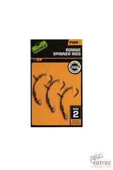 Fox Ronnie Spinner Rigs Medium Curve Méret: 2 - Fox Ronnie Rig Előkötött Horog