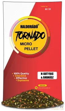 Haldorádó Tornado Micro Pellet N-Butyric & Ananász - Haldorádó Melegvízi Mikropellet