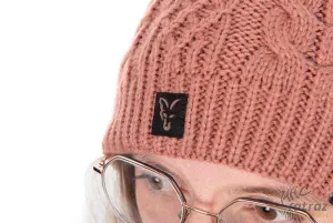 Fox Knitted Bobble Lady - Fox Női Kötött Bojtos Sapka