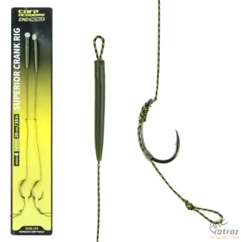 Carp Academy Crank Hook Rig 4 - Előkötött Pontyozó Előke