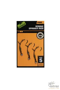 Fox Ronnie Spinner Rigs Medium Curve Méret: 5 - Fox Ronnie Rig Előkötött Horog