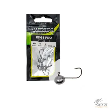 Wizard Edge Pro Jig 2 gramm Horog Méret: 6 - Wizard Twisterfej 3 db/csomag