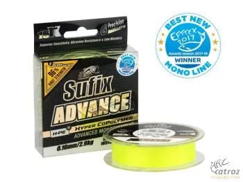 Zsinór Sufix Advance G2 Winding Yellow 300m 0,20mm