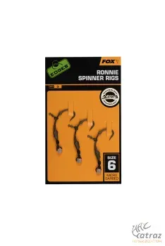 Fox Ronnie Spinner Rigs Medium Curve Méret: 6 - Fox Ronnie Rig Előkötött Horog